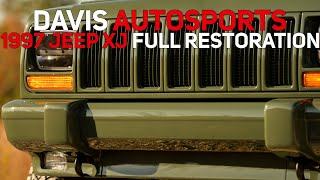 Davis AutoSports ARMY GREEN CHEROKEE XJ FULL RESTORATION [upl. by Daub434]