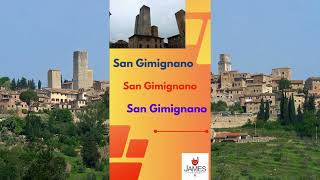 How to Pronounce San Gimignano howtopronounce Correctly sangimignano tuscany shorts [upl. by Selmner]