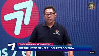 Bolivia TV Presupuesto General del Estado 2024 [upl. by Button]