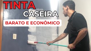 BARATO E ECONÔMICO  COMO FAZER TINTA CASEIRA [upl. by Ainessey78]