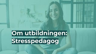 Studera till stresspedagog på Sverigehälsan [upl. by Etnomal662]