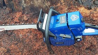 farmertec g444 chainsaw factory setup first time in Australia hardwood Longerchainsawscomau [upl. by Ydnam512]