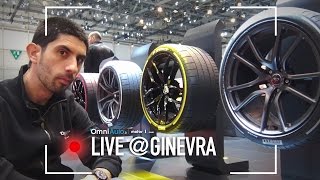 Pirelli la gomma quotcolorataquot e quotintelligentequot  Salone di Ginevra 2017 [upl. by Ahsiemac]