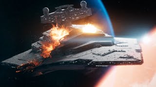 Boba Fett Uses Seismic Charge on Star Destroyer Star Wars Fan Animation [upl. by Gilda]