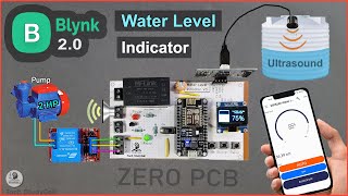 Water Level Indicator project using NodeMCU ESP8266 Blynk amp Ultrasonic Sensor [upl. by Norej345]