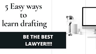 Learning Legal Drafting Easy Ways to become best lawyer [upl. by Natam430]