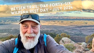 Heysen Trail Day Forty Six Wilpena Rest Day  July 2024 [upl. by Mahgem]