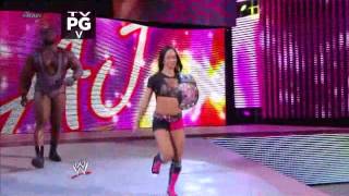 AJ Lee Divas Champion Entrance [upl. by Ahseiyn]