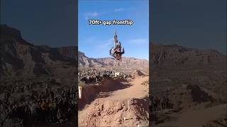 Front flip Redbull Rampage 🔥🔥 redbull rampage mtb downhill [upl. by Atteynot]