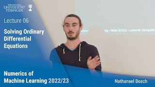 Numerics of ML 6  Solving Ordinary Differential Equations  Nathanael Bosch [upl. by Mehsah]