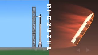 SpaceX Starship Full Remake In SFS Mission To Mars [upl. by Schwinn49]