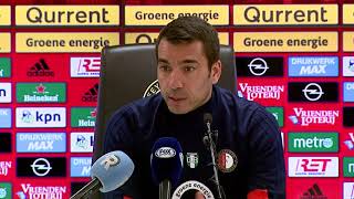 Persconferentie Giovanni van Bronckhorst  FC Utrecht  Feyenoord [upl. by Jae]