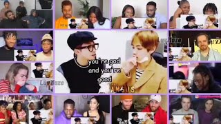 Namjoon being done with bts english ll Reaction Mashup [upl. by Ejroj]