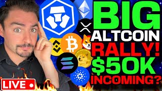 2024 JUST FLIPPED BULLISH Bitcoin AND Altcoin RALLY Live Stream Crypto Alert [upl. by Ellenhoj]