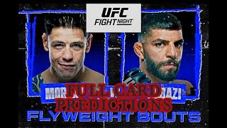 UFC FIGHT NIGHT 246 MORENO vs ALBAZI Full Card  Predictions amp Betting [upl. by Alyn]