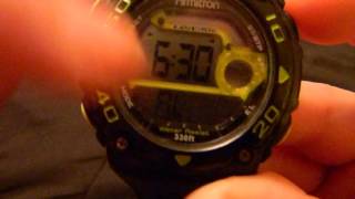 How to Turn the alarm off on the Armitron All Sport Watch [upl. by Manheim]