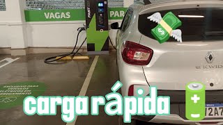 carga rápida no kwid elétrico [upl. by Ijnek740]