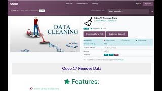 Remove Data  Clear Transaction Data From Odoo Database [upl. by Moorefield]