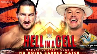 Hell In A Cell Madcap Moss Vs Happy Corbin  Happy Corbin Vs Madcap Highlights  HELL IN A CELL 2022 [upl. by Svetlana998]