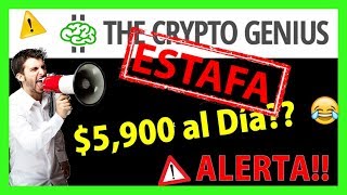 The Crypto Genius  ⛔Es un FRAUDE⛔  Opiniones 100 Reales [upl. by Mossberg]