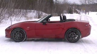 2016 Mazda MX5 GS Winter Test [upl. by Menis]