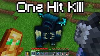 One Hitting Every Boss in Survival Minecraft [upl. by Earla]