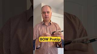 violin bow maintenance protip [upl. by Porta]