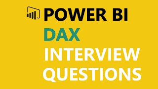 Power BI DAX Interview Questions and Answers for Beginners  Top 50 Most Commonly Asked  powerbi [upl. by Airreis]