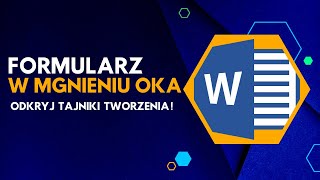 Jak utworzyć FORMULARZ do wypełnienia w programie Microsoft Word [upl. by Evander]