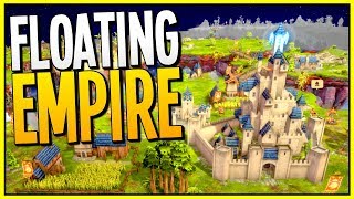 Building a FLOATING EMPIRE WE WILL RULE THE SKIES  Driftland The Magic Revival Gameplay [upl. by Siffre322]