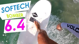 Surfing Softech Bomber 64 small wave in Israel [upl. by Suolekcin]