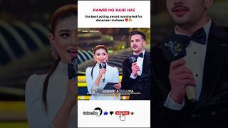 Sehar Khan with show ma beautiful look hum award 2024 love ytshorts viralvideo shortsfeed [upl. by Zenitram]