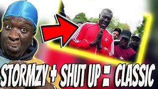 American Rapper Reacts To  STORMZY  SHUT UP Reaction [upl. by Llenyr]