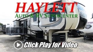 Sold HaylettRVcom  2017 Jayco Pinnacle 39SPQS Side Patio Rear Living Luxury Fifth Wheel RV [upl. by Llerihs881]