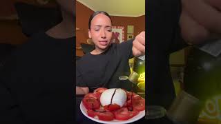 JE CRÉER UNE SALADE TOMATE BURRATA POUR LÉTÉ 🍅🤤 [upl. by Dawn]