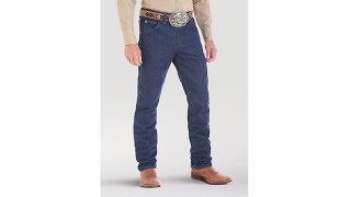 Джинсы Wrangler 47MWZFN Premium Performance Cowboy Cut® Regular FLANNEL LINED IN STONEWASH [upl. by Amlev]