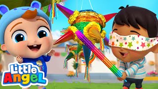 Pinata Song  Little Angel Kids Songs amp Nursery Rhymes [upl. by Lesley]