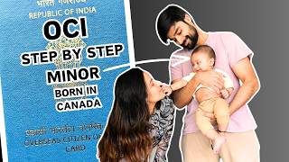 OCI Minor Born in Canada 2024  Complete Process from Canada [upl. by Gnal]