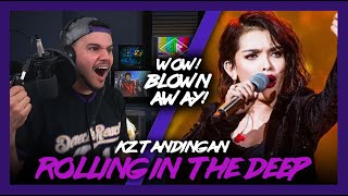 First Time Reaction KZ Tandingan Rolling In The Deep INSANE  Dereck Reacts [upl. by Etnomaj386]