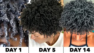 Easy Wash and Go for 4c Natural Hair  Quick Wash and Go Natural Hair Routine [upl. by Leina]