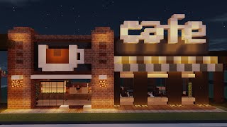 Cafe shop minecraft  Minecraft coffee shop [upl. by Lette]