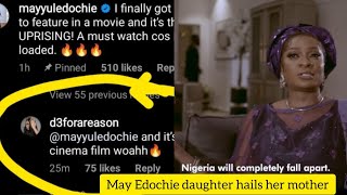 Danielle Yul Edochie hails Mother May on her new Movie alert as she shades Yul Edochie [upl. by Minnnie947]