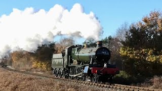 7812 Erlestoke Manor returns to SVR first test runs 71222 [upl. by Ecyac]