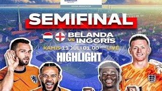 HIGHLIGHT SEMI FINAL BELANDA VS INGGRIS EURO 2024 [upl. by Airak]