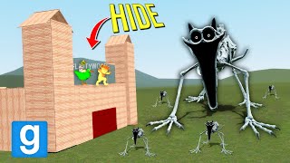 Can NIGHTMARE CATNAP break into my FORT Garrys Mod Sandbox [upl. by Ness]