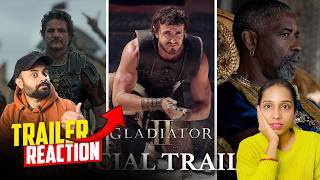 Gladiator 2 Trailer Reaction  Paul Mescal  Shalini Arnot [upl. by Cris665]