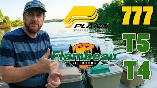 Comparing Plano 777 Flambeau T4 amp T5 Tackle Boxes [upl. by Ymiaj]