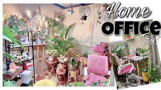 My Home Office Tour featuring 30 Aroid Plants [upl. by Lenna]