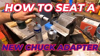 How to properly seat a new R8 adaptor or any adaptor into a Jacobs Chuck Taper VPT [upl. by Yadnus]