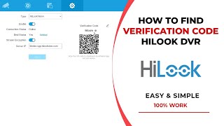 How To Find Hilook Verification Code [upl. by Ahseinek389]